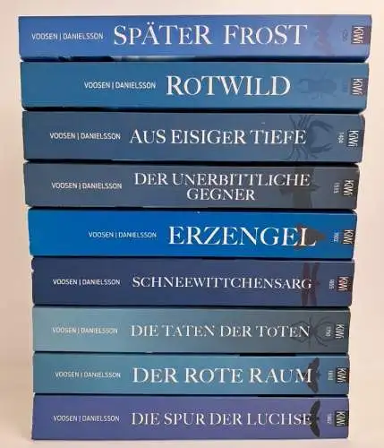 9 Bücher Ingrid Nyström, Voosen & Danielsson, KiWi, Krimis, Rotwild, Erzengel...