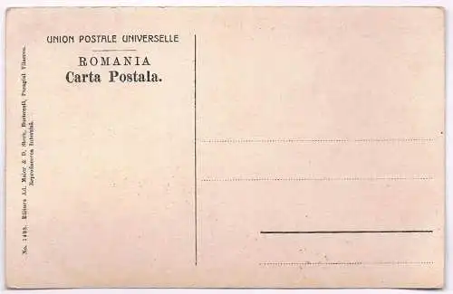 AK Salutari din Romania, No. 1498. Postkarte, gebraucht, gut, Mann in Tracht