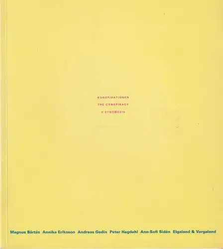 Buch: Konspirationen / The Conspiracy, Bartas, Magnus, 1997, Uppsala Konstmuseum