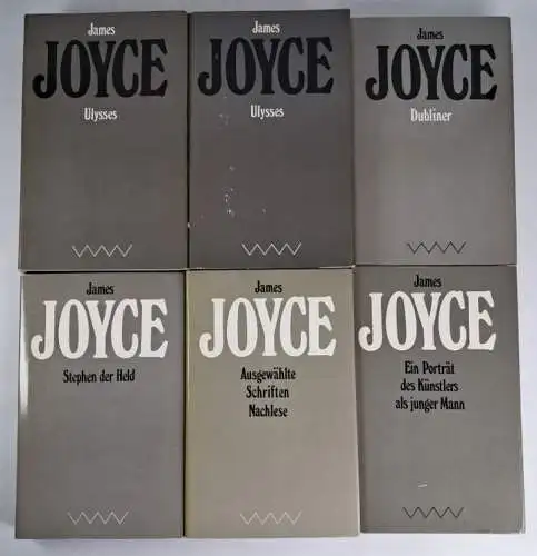 6 Bücher James Joyce: Ulysses, Dubliner, Stephen, Porträt, Schriften, Nachlese