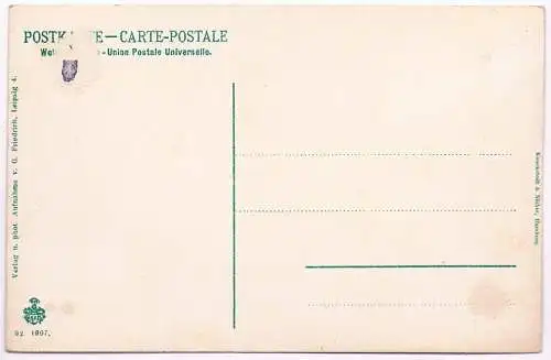 AK Leipzig. Blick nach der Johanniskirche. Postkarte, Verlag G. Friedrich