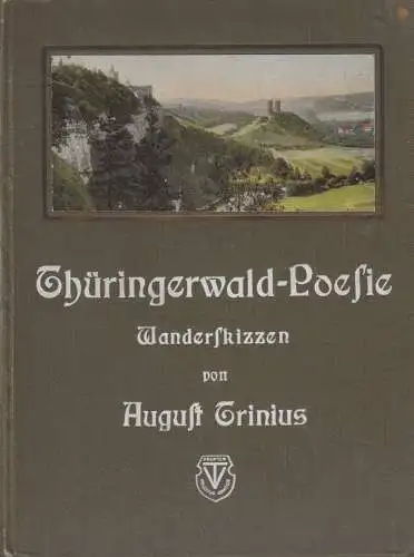 Buch: Thüringerwald-Poesie, August Trinitus, 1907, Thüringische Verlags-Anstalt