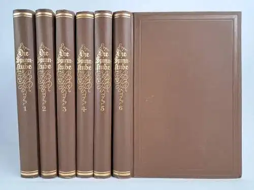 Buch: Die Spinnstube 1-6, W. D. von Horn, 1927, F. W. Hendel Verlag, 6 Bände