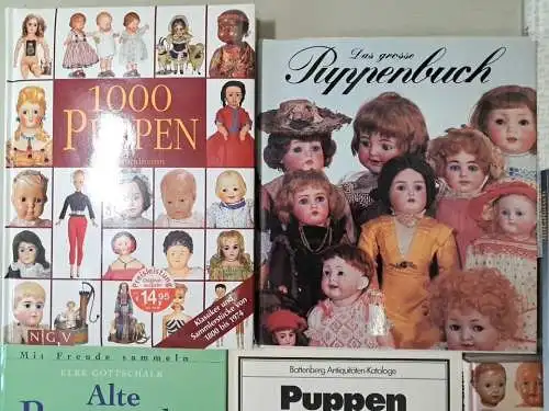 7 Bücher Puppen: Das große Schildkröt-Buch; 1000 Puppen; Das große Puppenbuch...