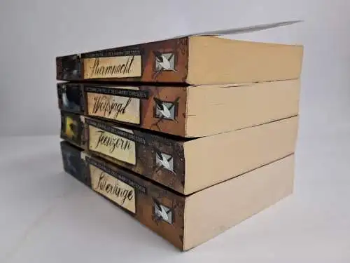 4 Bücher Die dunklen Fälle des Harry Dresden 1+2, 4+5, Jim Butcher, Silberlinge