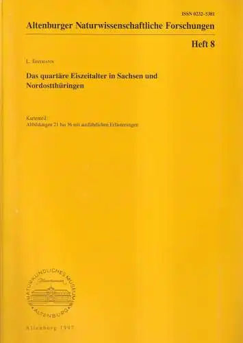 6 Hefte Altenburger Naturwissenschaftliche Forschungen 1997-2000, L. Eißmann