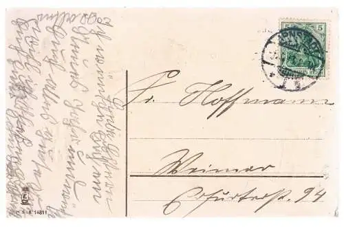 AK Herzlichen Glückwunsch zum Geburtstage, Postkarte. Geburstagskarte, ca. 1913