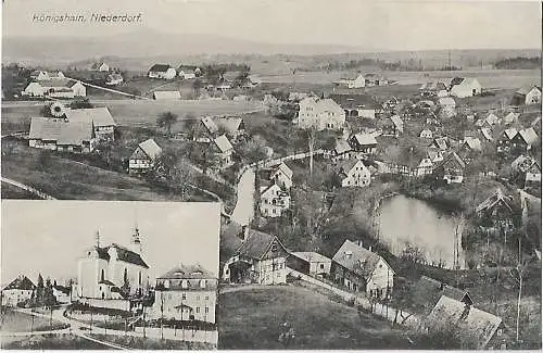 AK Königshain. Niederdorf. ca. 1913, Postkarte. Serien Nr, ca. 1913