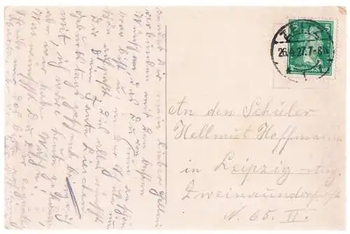 AK Herzlichen Glückwunsch zum Geburtstage!, Postkarte. Geburstagskarte, 1927