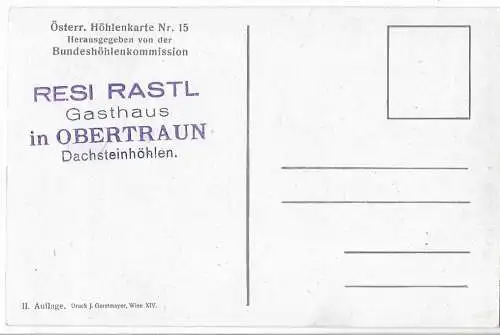 AK Dachstein-Rieseneishöhle bei Obertraun, Ob.-Öst. Der Tristandom... Postkarte