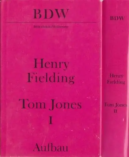 Buch: Tom Jones, Fielding, Henry. 2 Bände, Bibliothek der Weltliteratur, 1980