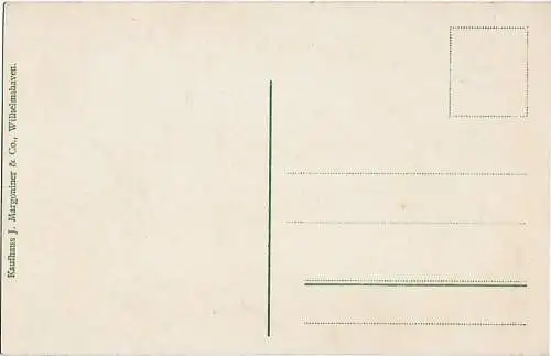 AK Wilhelmshaven. Einlaufende Torpedoboote. ca. 1913, Postkarte. Ca. 1913
