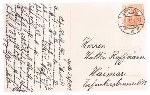 AK Hübsches junges Fräulein, Postkarte. Fotokarte, ca. 1917, gebraucht, gut