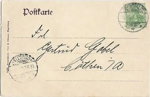 AK Bad Elmen. Knusperhäuschen. ca. 1904, Postkarte. Serien Nr, ca. 1904