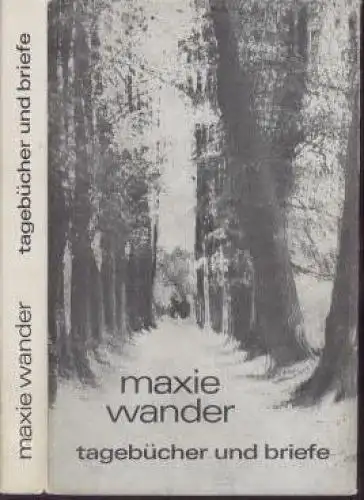 Buch: Tagebücher und Briefe, Wander, Maxie. 1980, Buchverlag Der Morgen