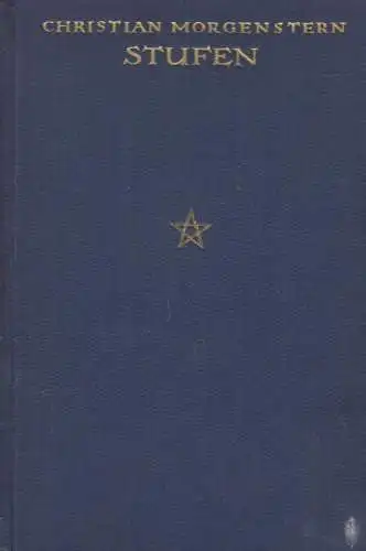 Buch: Stufen, Morgenstern, Christian. 1929, R.Piper & Co. Verlag, gebraucht, gut