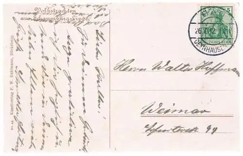 AK Volkstrachten aus Bad Oeynhausen und Umgegend, Postkarte. No. 44, ca. 1912