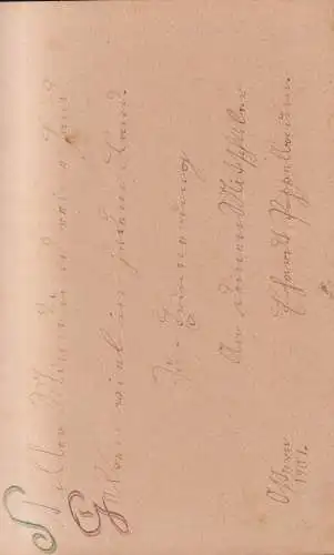 Buch: Poesie. Privates Poesiealbum, 1901, gebraucht, gut, Lederband