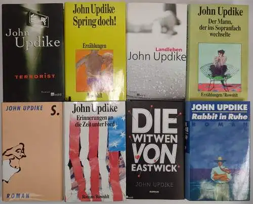 8 Romane John Updike: S.; Landleben; Spring doch!; Terrorist; Die Witwen von ...
