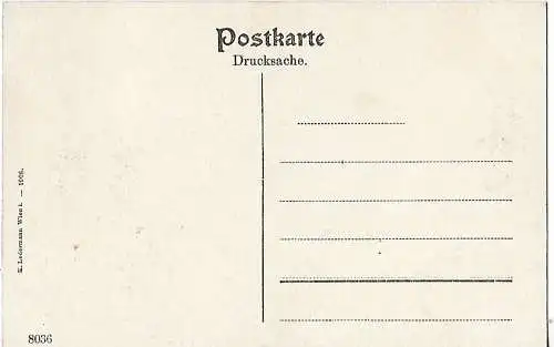 AK Wien. Franz Josef I. Obelisk. Allee. Römische Ruine. ca. 1906, Postkarte