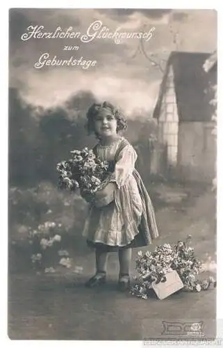 AK Herzlichen Glückwunsch zum Geburtstage, Postkarte. Geburstagskarte, Fo 278106
