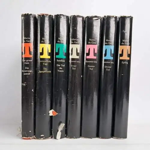 Buch: Die Thibaults. Die Geschichte einer Familie, Roger Martin du Gard, 7 Bände
