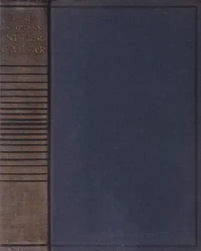 Buch: Neuer Caesar, Roman. Neumann, Alfred, 1934, E. P. Tal & Co. Verlag