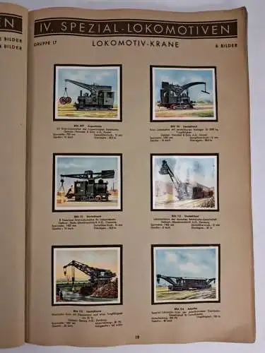 Sammelbilderalbum: Schienenwunder, vollständig, Luxuszüge, Schienenzepp's ...