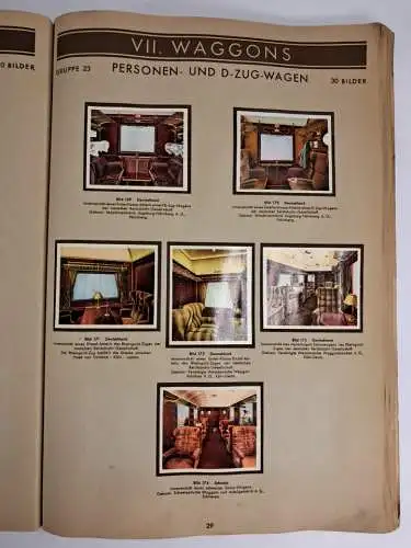 Sammelbilderalbum: Schienenwunder, vollständig, Luxuszüge, Schienenzepp's ...