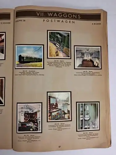 Sammelbilderalbum: Schienenwunder, vollständig, Luxuszüge, Schienenzepp's ...