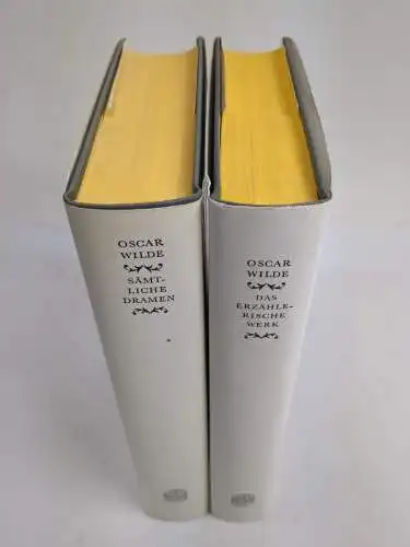 2 Bücher Oscar Wilde: Das erzählerische Werk / Sämtliche Dramen, Insel Verlag