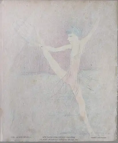 Original-Lithografie: Miss Payne vom Nelson-Theater, Karl Hug, 1925, Cassirer