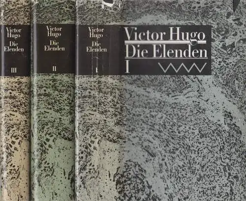 Buch: Die Elenden, 3 Bände. Hugo, Victor, 1990, Volk & Welt Verlag