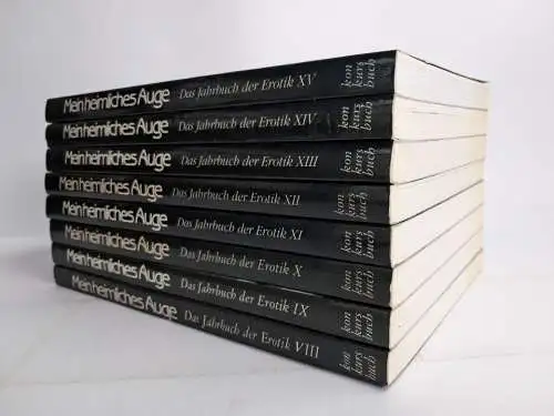 Buch: Mein heimliches Auge VIII-XV, Das Jahrbuch der Erotik, 8 Bände, 1993-2000