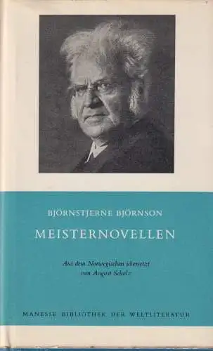 Buch: Meisternovellen, Björnson, Björnstjerne, 1963, Manesse Verlag