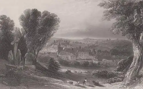 Original Stahlstich: Marienthal, A. H. Payne, Englische Kunstanstalt, Ansicht