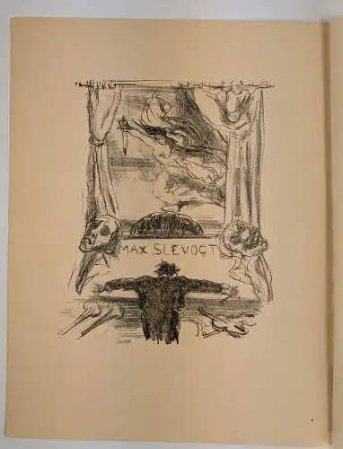 Original-Lithographie: Mein Konzert, Max Slevogt, um 1919