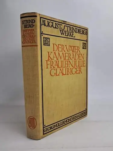 Buch: Der Vater / Kameraden / Fräulein Julie / Gläubiger. August Strindberg
