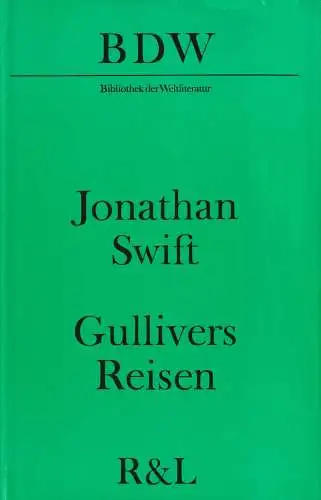 Buch: Gullivers Reisen, Swift, Jonathan, 1977, Rütten & Loening, BDW