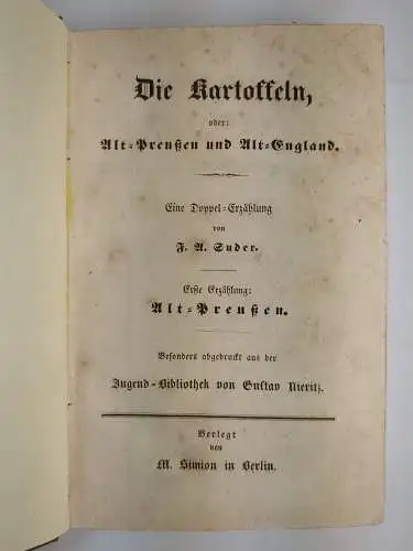Buch: Die Kartoffeln, Suder / Schneider und Geiger, Michel, 3 Teile in 1 Band