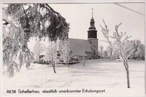 AK Schellerhau, staatlich anerkannter Erholungsort, 1977, Photo-Eulitz