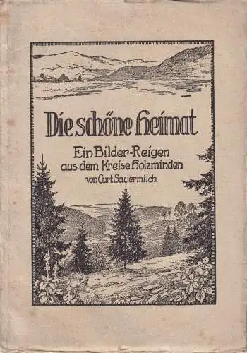 Buch: Die schöne Heimat, Sauermilch, Curt, 1941, Ein Bilder-Reigen...Holzminden