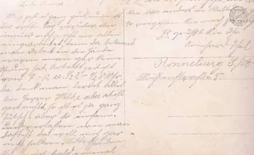 AK 1000 Grüsse send ich dir, Postkarte. Fotokarte, ca. 1912, gebraucht, gut