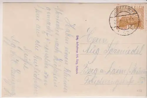AK Kufstein, ca. 1921, Ant. Karg, Postkarte, gelaufen, gebraucht, gut