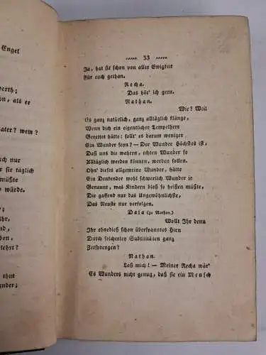 Buch: Nathan der Weise, Gotthold Ephraim Lessing, 1845, Kaulfuß & Armbruster