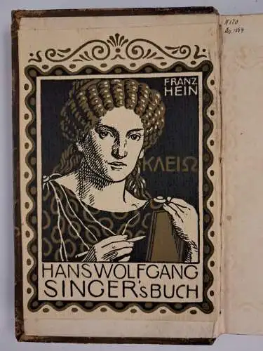 Buch: The Poetical Works of John Dryden Vol. II, C. Cooke, Exlibris Franz Hein