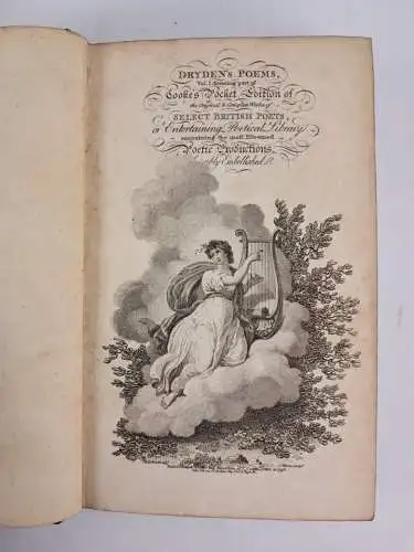 Buch: The Poetical Works of John Dryden Vol. II, C. Cooke, Exlibris Franz Hein