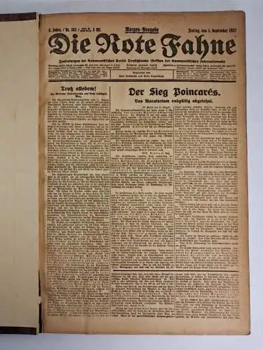 Die Rote Fahne, 5. Jahrgang, September 1922, Nr. 383-434, Liebknecht, Luxemburg