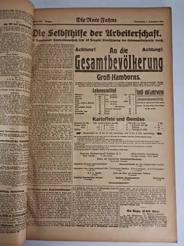 Die Rote Fahne, 5. Jahrgang, September 1922, Nr. 383-434, Liebknecht, Luxemburg