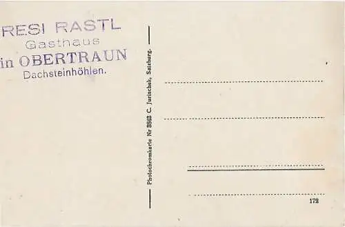 AK Salzkammergut. Hallstatt. ca. 1926, Postkarte. Serien Nr, ca. 1926